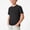 Black, variant on LJEFF Kids Boys Short Sleeve Pocket T-Shirt, Crew Neck Soft Cotton Breathable Casual Basic Tee for Kids Beige Size 10 Yres