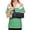 Green, variant on Shoulder Surgery Shirts for Women Short Sleeve Tear Away Tops Recovery Shirts Post-Operative Adaptive Shoulder Zipper Top Light Gray M
