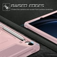 thumbnail image 5 of Fintie Shockproof Case for Samsung Galaxy Tab S10 Lite/ S10 FE/ S9 FE 5G 10.9 Inch/Tab S9 11 Inch, Tuatara Rugged Unibody Hybrid Bumper Kickstand Cover Built-in Screen Protector, Rose Gold, 5 of 11