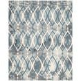 thumbnail image 4 of Safavieh Dip Dye Collection DDY534J Handmade Modern Geometric Watercolor Grey and Ivory Blue Wool Area Rug (9' x 12'), 4 of 5