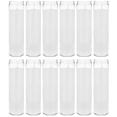 thumbnail image 6 of Unscented Candles White Wax Jar Candle, Osnell USA 9 Pack Devotional Prayer Candles for Home 36-48 Hrs, 6 of 6