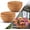 4Pcs, variant on 4 PCS in Round Coco Liners for Planters, Replacement Hanging Basket Liners, Coconut Fiber Planter Liners Coconut Fiber Liners for Wall Hanging Baskets, Garden Planter Flower Pot