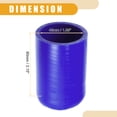 thumbnail image 4 of Unique Bargains 1 Set 48mm 1.89" ID Silicone Hose Cap W/ Clamp Intake Vacuum Hose End Plug for Car Silicone Blue, 4 of 6