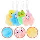 thumbnail image 5 of 4 pelotas de baño suaves para niños pequeños con diseño único de animales de dibujos animados, esponja de baño corporal, suave y agradable para la piel, 5 of 7