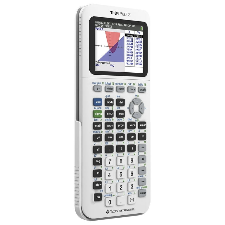 Texas Instruments TI-84 Plus CE Graphing Calculator, Bright White