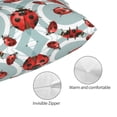 thumbnail image 3 of Fotbe Insects Funda de Almohada Decorativa Estilo Occidental, Lujo en Algodón, Fundas para Almohadas King, Cojín Estampado para Decoración del Hogar-16"x24", 3 of 6