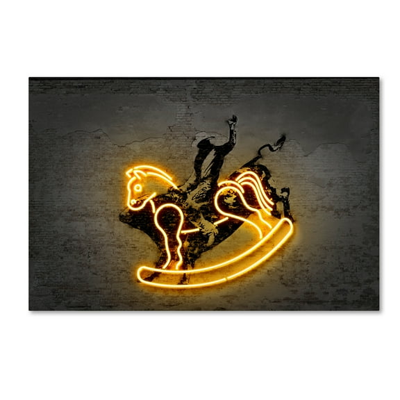 Trademark Fine Art 'Rodeo' Canvas Art by Octavian Mielu