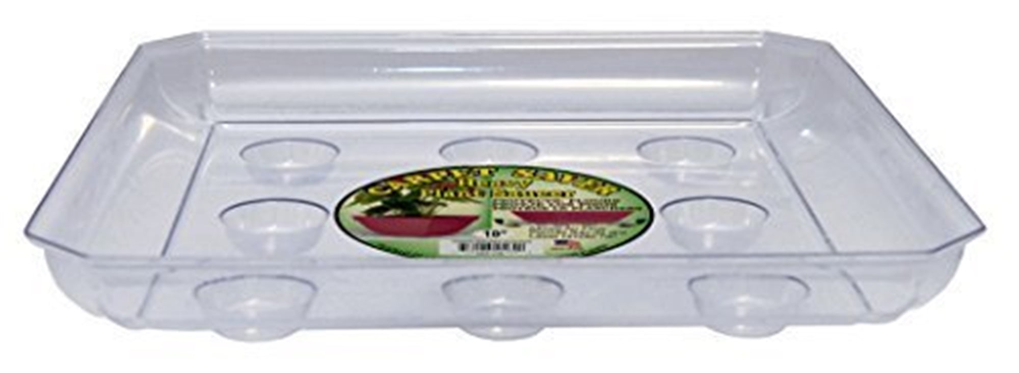 Curtis Wagner Plastics SQDS1000 10 in. Square Plastic Carpet Saver