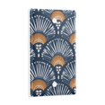 thumbnail image 2 of Yayeee Blank Wall Plate Cover 1-Gang 4.5"x2.7" Home Unused Decorative Outlet, Blue Elegant Geometric, 2 of 7
