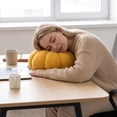 thumbnail image 5 of Cute Halloween Pumpkin Plush Pillow with Soft Cotton Filling, Decorative Stuffed Pumpkin Doll for Sofa Bed Desktop, Thanksgiving Holiday Home Accent, 5 of 6