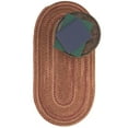 thumbnail image 6 of "Capel Rugs American Heritage Braided Oval Area Rug 2' x 4' Spice Color - Traditional Indoor Rug for Living Room", 6 of 6