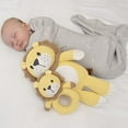 thumbnail image 2 of Living Textiles Plush Knit Leo Lion Baby Toy w/Rattle Stuffed Animal, 2 of 3