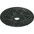 thumbnail image 3 of Ekena Millwork 23 5/8"OD x 3 7/8"ID x 2 1/8"P Jamie Ceiling Medallion (Fits Canopies up to 3 7/8"), Hand-Painted Painted Turtle Crackle, 3 of 6