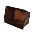 thumbnail image 3 of Xavier Small Braided Rectangular - Copper Metal 8in, 3 of 4