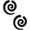 1, variant on Spiral Earrings, Black Earrings, Goth Earrings, Gothic Earrings, Boho Earrings, Earrings, Jewelry Gift for Women