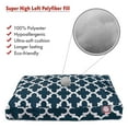 thumbnail image 2 of Majestic Pet | Trellis Rectangle Pet Bed For Dogs, Removable Cover, Navy, Medium, 2 of 5