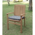 thumbnail image 4 of Vargottam Printed Indoor/Outdoor Chair Pads Non Slip Dining Chair CushionSquareShapedDining Chair Pad With String Ties Machine Washable & Home Decor Cushion- Set Of 2-Royal Blue, 4 of 8