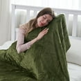 thumbnail image 6 of Electric Blanket 72"x84" Full Size Heated Blanket with 6 Heat Settings & 10 Hours Auto-Off,Thickened Flannel and Sherpa Warm Blanket for Full Body-Green, 6 of 12