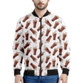 thumbnail image 4 of Chaqueta con cremallera y estampado de dibujos animados de bebidas de cola para hombre, sudadera con capucha con estampado 3D para niños, chaqueta de calle de primavera y otoño, abrigo de manga larga, 4 of 5