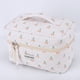 thumbnail image 3 of Bolsa de maquillaje acolchada de algodón, organizador de maquillaje de cereza grande y bonito, bolsa de almacenamiento, estuche organizador de cosméticos para mujeres y niñas, 3 of 4