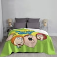 thumbnail image 5 of Family Guy Flannel Blanket Ultra-Soft Micro Fleece Throw Blanket For Bed Sofa Couch Car Office Unisex Adult Fuzzy Bed Blanket Cozy Kids Throw Blanket 80"x60", 5 of 7