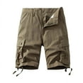 thumbnail image 4 of Birdeem Mens Plus Size Cargo Shorts Multi-Pockets Relaxed Summer Beach Shorts Pants, 4 of 10