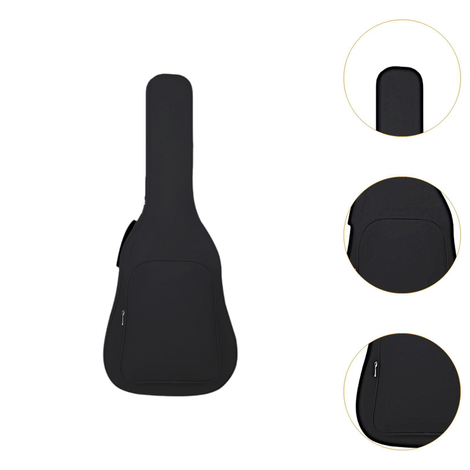 EHJRE Electric Guitar Bag 40inch 41inch with Side Handle Thick Padding Travel Case Black