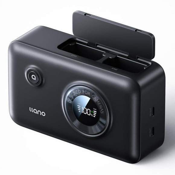 Cargador de batería llano NP-W235 Cargador rápido dual 12400 mAh