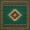 LT Green, variant on United Weavers Brunswick Avalon Southwestern Border Accent Rug, Burgundy, 1'10" x 3'
