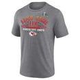 thumbnail image 2 of Men's Fanatics  Heather Gray Kansas City Chiefs Super Bowl LIX Made It Tri-Blend T-Shirt, 2 of 4