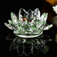 thumbnail image 7 of Crystal Lotus Candle Holder - 3In Crystal Flower Design, Decorative Tealight Holder - For Home Decor, Table Centerpieces, Meditation Spaces, Wedding Decorations, 7 of 7