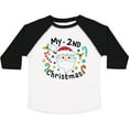 thumbnail image 3 of Inktastic My Second Christmas Santa with Candy Canes Boys or Girls Toddler T-Shirt, 3 of 5