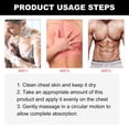 thumbnail image 4 of Fiudx Acetato para El Pecho, Bálsamo Curativo de Fórmula Natural, Aceite para Ginecomastia, Potenciador Muscular, Reductor de Tejido Pectoral, Potenciador de La Confianza Masculina, Uso Diario, Ingre, 4 of 7