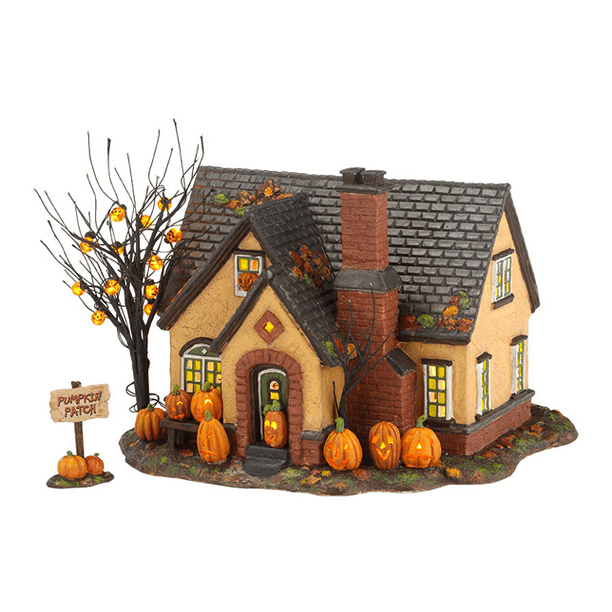 Department 56 Halloween Village 4030757 The Pumpkin House NIB Walmart