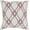 Red, Cream / Robertsville, variant on Boutique Rugs Noyes Throw Pillow