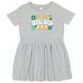 thumbnail image 3 of Inktastic In My Big Sis Era Retro with Flowers Girls Toddler Dress, 3 of 5