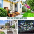 thumbnail image 5 of Garden Trellis for Climbing Plants Outdoor 5.25 FT, Plastic Coated Iron Pipe Metal Support Wall Tall Plant Trellis Fence with 20 Ties, 5 of 6