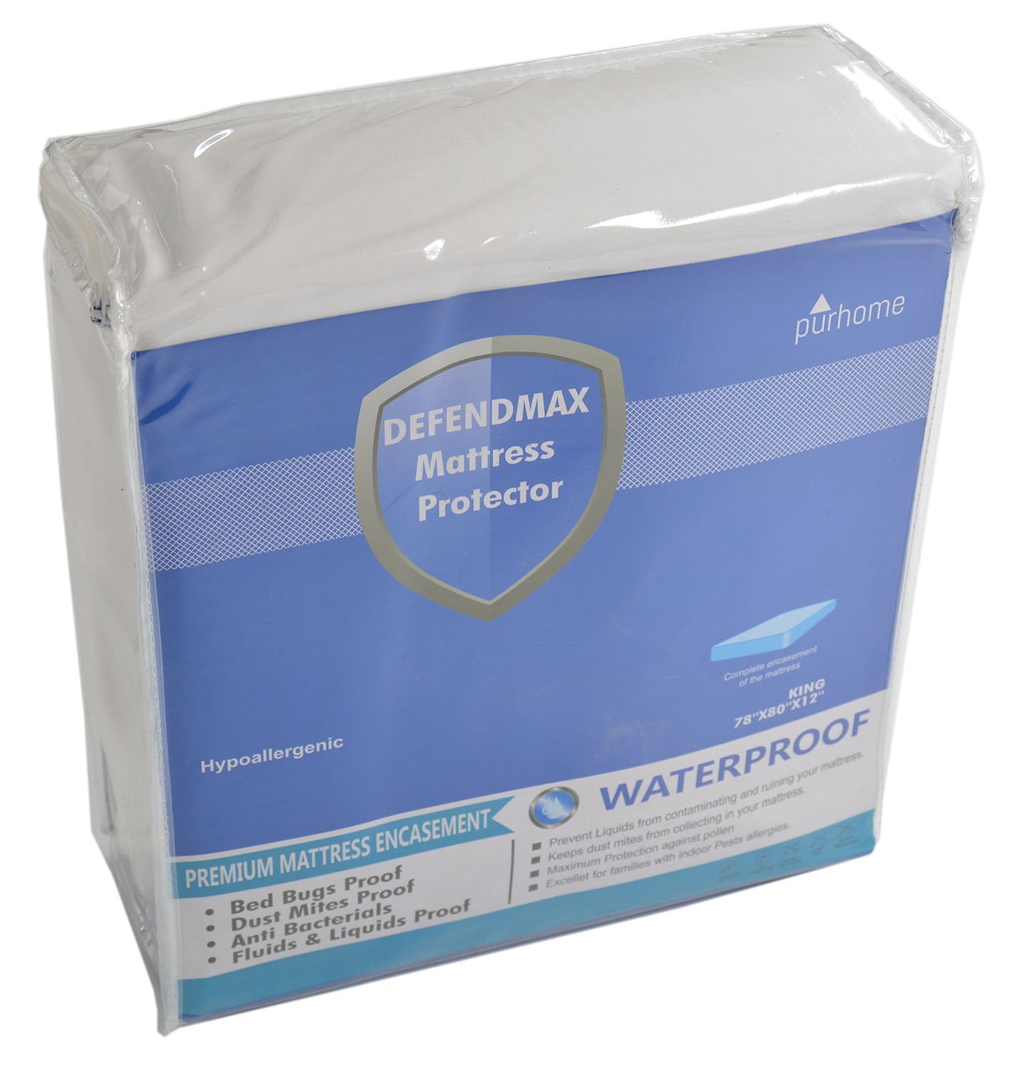 Mattress Protector Defender Encasement Cover Waterproof Hypoallergenic Breathable Noise Free Vinyl Free DefendMax Twin Size Fits Up To 16 in Mattress Bed Bug Proof Mattress Protector Defender Encasement Cover Waterproof Hypoallergenic Breathable Noise Free Vinyl Free DefendMax Twin Size Fits Up To 16 in Mattress Bed Bug Proof