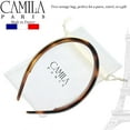 thumbnail image 2 of Camila Paris AD44 French Fashion Headband for Women, Very Flexible with Teeth for Strong Hold Grip, Women's Hairband, No Slip and Durable Styling Girls Hair Accessories, Made in France with Cellulose, 2 of 23