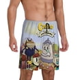 thumbnail image 2 of The Cuphead Show Men's Short Pajama Pants Lightweight Daily Lounge Shorts Bottoms Sleepwear Cozy Soft Home Pajama Pants Shorts, 2 of 9