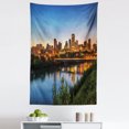 thumbnail image 1 of America Tapestry, Nature Connects to the City River and Bridge of Canada Distant Look Scenery Art, Fabric Wall Hanging Decor for Bedroom Living Room Dorm, 5 Sizes, Multicolor, by Ambesonne, 1 of 1