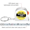 thumbnail image 2 of Functional Retractable Measuring Tape Keychains with Slide Lock, B, 2 of 4