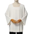 thumbnail image 4 of BLESSUME Clergy Cassock White Pleated Church Robes for Men Church Vestment, 4 of 7
