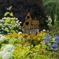 thumbnail image 3 of TERGAYEE Metal House with Poles Outdoor,Outdoor Metal House Garden Stake Bird House for Patio Backyard Patio Outdoor Garden Decoration, 3 of 5