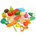thumbnail image 2 of Ounissouiy 17 Uds. Juguete para cortar frutas para niños, juguete para jugar a las casitas, cortar frutas, verduras de plástico, comida, Juegos de imaginación, 2 of 6