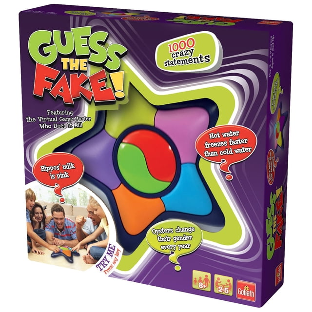 Juego Goliath Adivina lo Falso para 5 jugadores