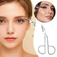 thumbnail image 3 of Eyebrow Tweezers, Silver Eyebrow Scissors, Brow Shape Grooming Tools for Men and Women, Stainless Steel Scissors Handle Tweezer Clip Facial Hair Removal, 3 of 9