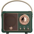 thumbnail image 1 of Baolira Altavoz Bluetooth retro mini altavoz inalámbrico, altavoz Bluetooth portátil con sonido estéreo nítido, graves ricos, mini altavoz retro para iPhone, dispositivos Android y tableta (verde), 1 of 5