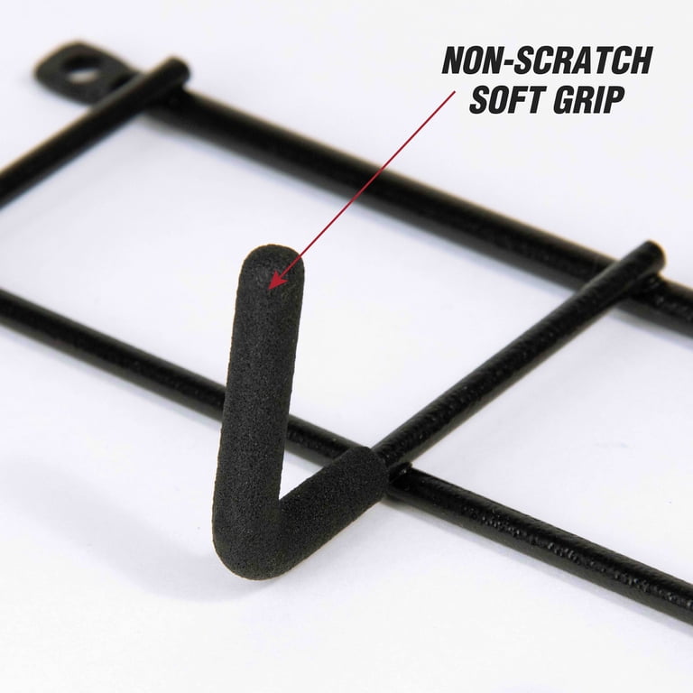 Hyper Tough Screw Mounted Multi-Hook Rack, 2-Pack photo 6