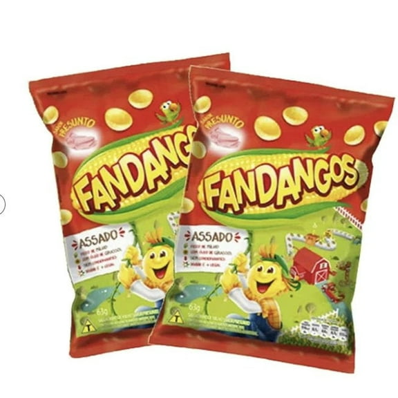 Fandangos sabor Presunto Elma Chips  Brazilian Snack Corn Chips Ham  Pack of 2x160g  Brazil in Texas  Bundle